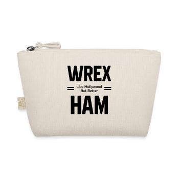 Wrexham Like Hollywood - Wales Football Gift - Organic Pouch - nature - Front