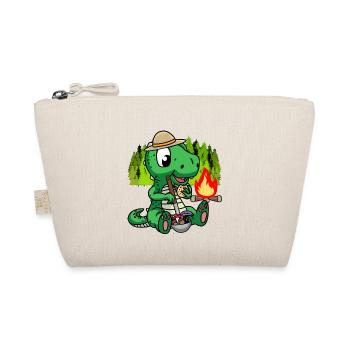 Dino Forest Dwellers Campfire Mythical Creatures Children - Organic Pouch - nature - Front