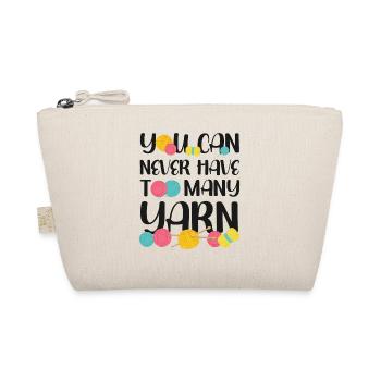 Knitting Knitter You Can Never - Bio-Täschchen - Natur - Vorne