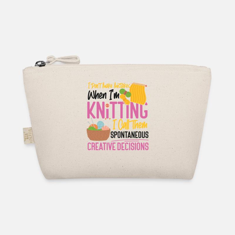 Knitting Knitter I Don't Make Bio-Täschchen