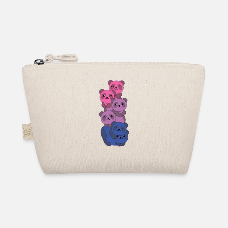 Bi Flag Pride LGBTQ Mignon Panda Bunch Trousse biologique