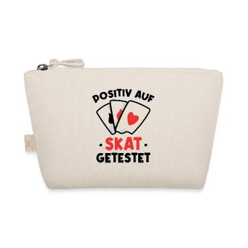 Positiv auf Skat getestet - Bio-Täschchen - Natur - Vorne
