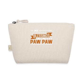 My Greatest Blessings Call Me Paw Paw Vintage - Bio-Täschchen - Natur - Vorne