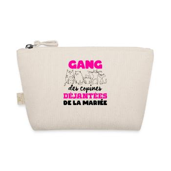 Gang de la future mariée Cadeau EVJF Jeune Fille - Trousse biologique - nature - Devant