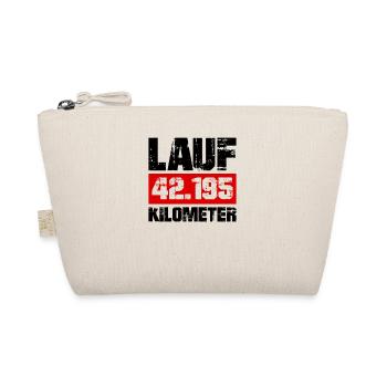 Laufen Sie 26,2 Meilen Marathon Herausforderung - Bio-Täschchen - Natur - Vorne