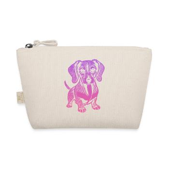Dachshund, my faithful companion - puppy - Organic Pouch - nature - Front