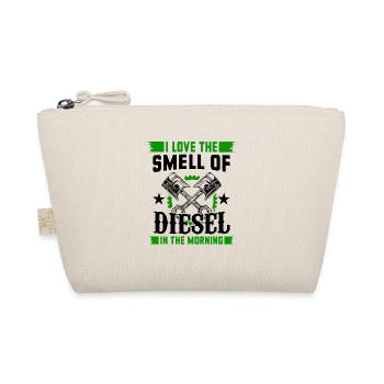 I Love The Smell Of Diesel In The Morning Car Love - Organic Pouch - nature - Front