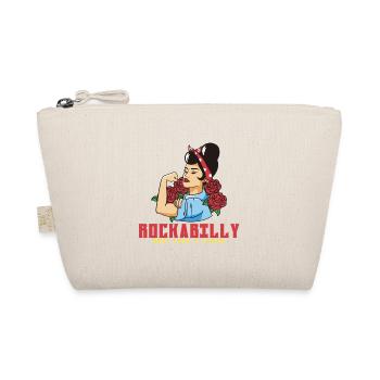 Rockabilly Rocknroll Music Rock Hardrock - Organic Pouch - nature - Front