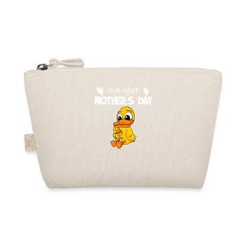 Muttertag - erster Muttertag Geschenk - Bio-Täschchen - Natur - Vorne