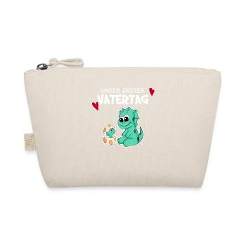 Vatertag - erster Vatertag Geschenk - Bio-Täschchen - Natur - Vorne