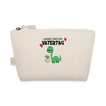 Vatertag - erster Vatertag Geschenk - Bio-Täschchen - Natur - Vorne