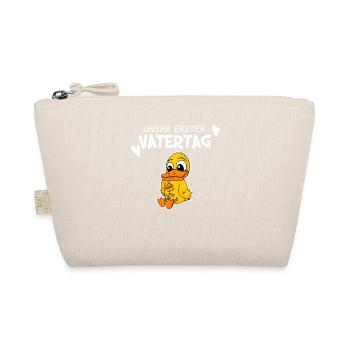 Vatertag - erster Vatertag Geschenk - Bio-Täschchen - Natur - Vorne