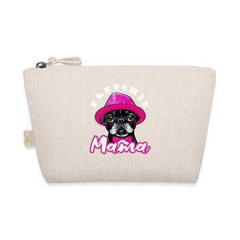 Cheeky Bulldog Mama, my faithful companion - Funny - Organic Pouch - nature - Front