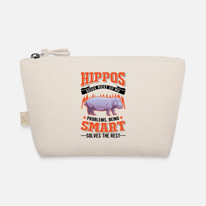 Nilpferd Geschenk Hippo Flusspferd Bio-Täschchen