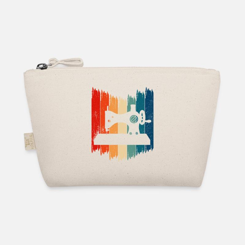 Vintage Sewing Machine Retro Sewing Machine Organic Pouch
