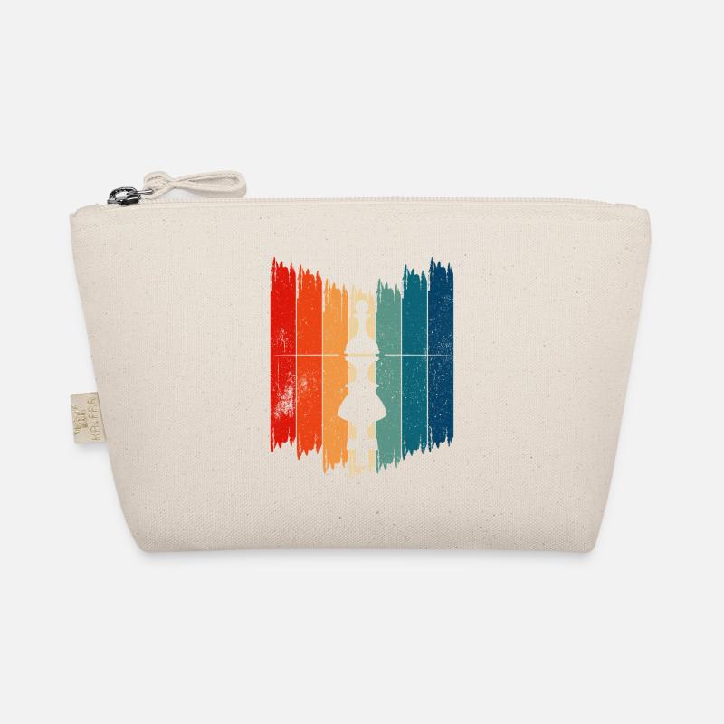 Pièce d’échecs vintage Pièce d’échecs rétro Trousse biologique