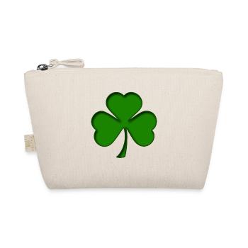 St Patrick - Trèfle - Shamrock 3D - Trousse biologique - nature - Devant