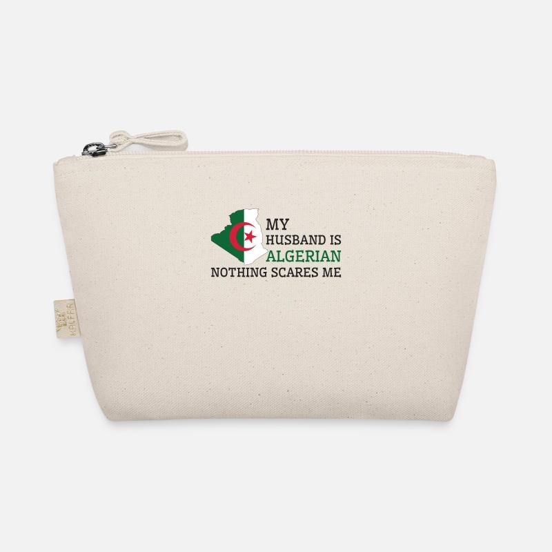 Nothing Scares Me Algerian Husband Algeria Organic Pouch