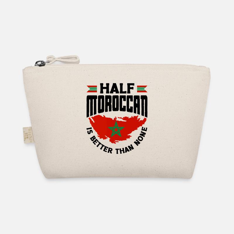 Morocco Moroccan Flag Half Moroccan Is Better Organic Pouch
