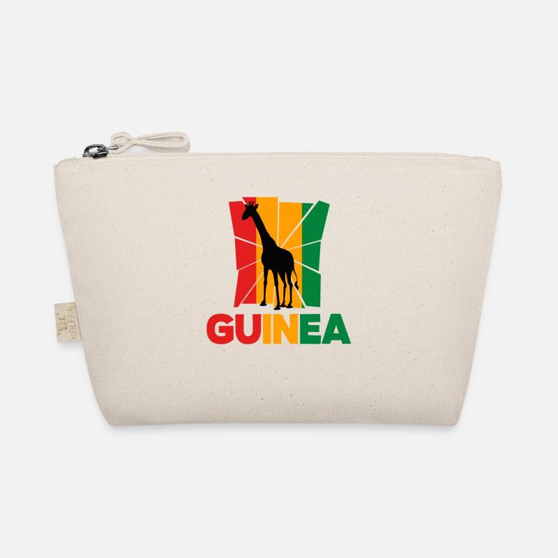 Guinea Guinea Flagge Giraffe Camelopard Bio-Täschchen