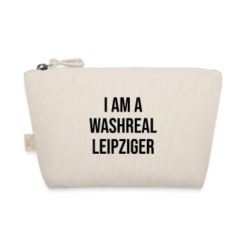Ich bin ein Waschechter Leipziger - Bio-Täschchen - Natur - Vorne