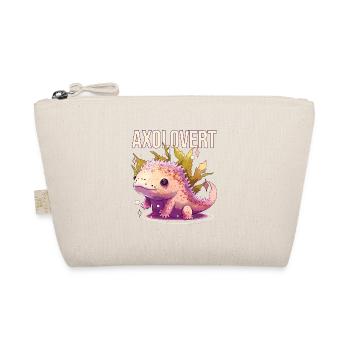 Axolovert Axolotl Lover Amphibian Mexican Walking - Bio-Täschchen - Natur - Vorne