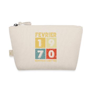 Anniversaire Vintage Idée Cadeau Février 1970 - Trousse biologique - nature - Devant