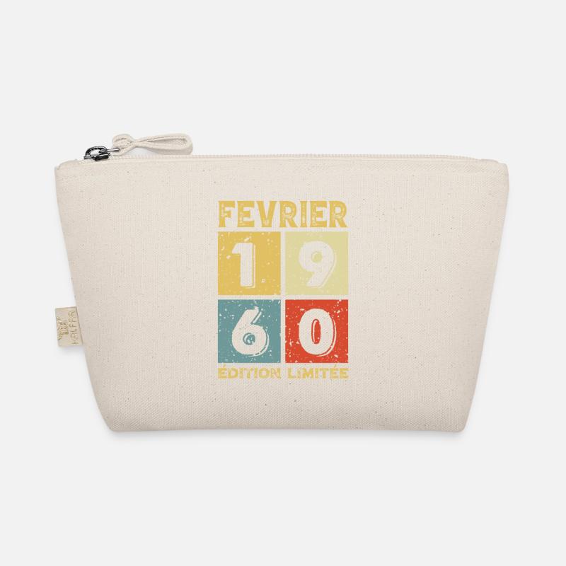 Anniversaire Vintage Idée Cadeau Février 1960 Trousse biologique