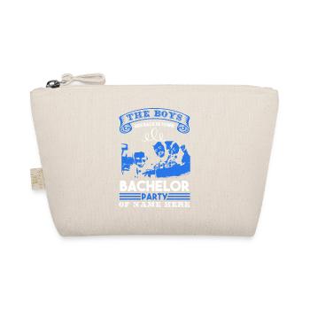 THE BOYS BACHELOR PARTY OF NAME HERE - Organic Pouch - nature - Front