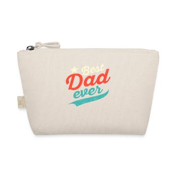 Bester Papa aller Zeiten Vintage Vater Vati Vater - Bio-Täschchen - Natur - Vorne