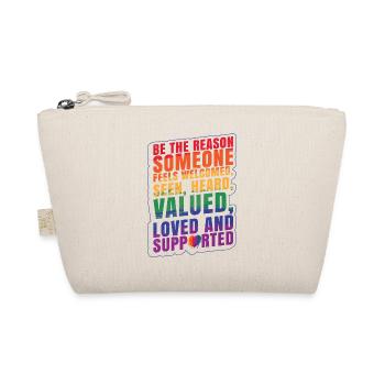 Family Lesbian Gay Pride Month LGBTQ - Organic Pouch - nature - Front