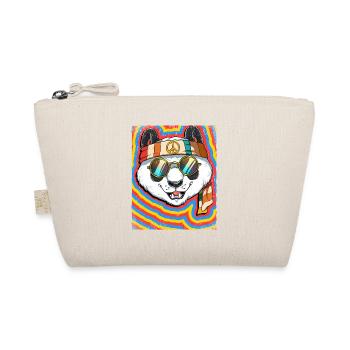Hippie Panda Psychédélique Trippy - Trousse biologique - nature - Devant