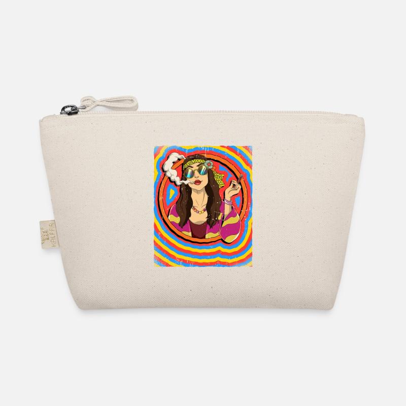 Femme Hippie Psychédélique Trippy Trousse biologique