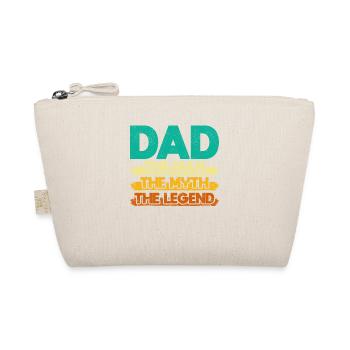 Papa The Man The Myth The Legend Father's Day - Organic Pouch - nature - Front