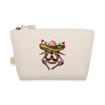 Cinco De Mayo Bulldog - Organic Pouch - nature - Front