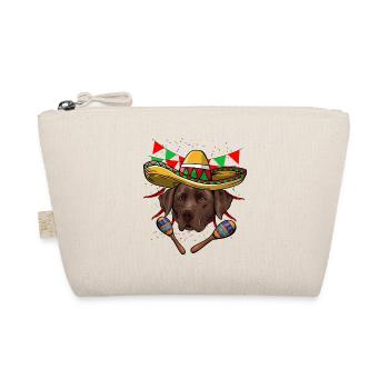 Cinco De Mayo Labrador - Bio-Täschchen - Natur - Vorne
