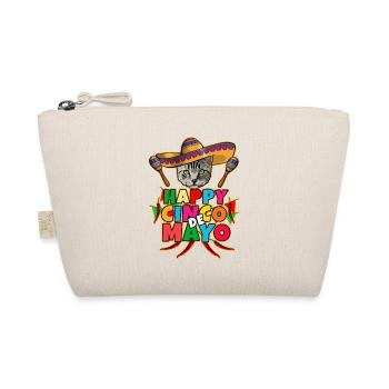 Cinco De Mayo Katze - Bio-Täschchen - Natur - Vorne