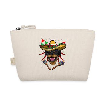 Cinco De Mayo Rottweiler - Bio-Täschchen - Natur - Vorne