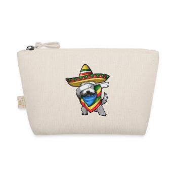 Cinco De Mayo Hund - Bio-Täschchen - Natur - Vorne