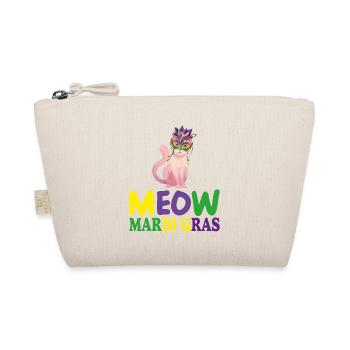 MIAU MARDI GRAS, LUSTIGES GESCHENK FÜR MÄDCHEN - Bio-Täschchen - Natur - Vorne