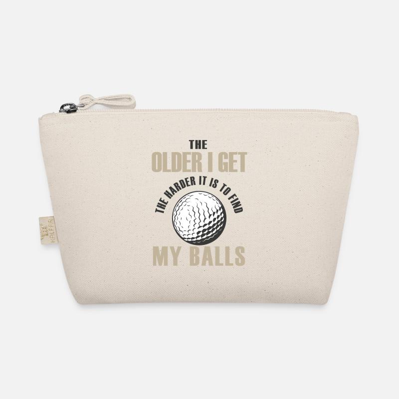 Golf Geschenk Witz Golfspieler Golfer Bio-Täschchen