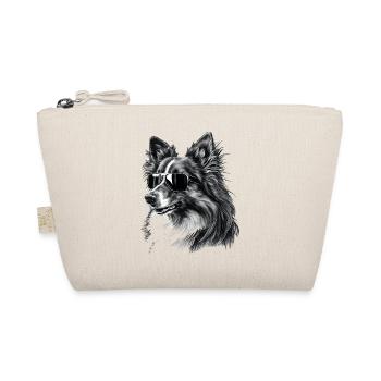 Chien de berger Shetland cool portant des lunettes de soleil - Trousse biologique - nature - Devant