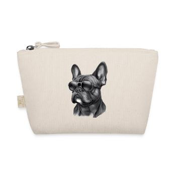 Cool bouledogue français portant des lunettes de soleil - Trousse biologique - nature - Devant