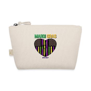 Love Mardi Gras 2023 Celebration - Organic Pouch - nature - Front