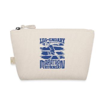 Legendary marathon runner - prosthetic leg - Organic Pouch - nature - Front