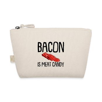 Bacon Is Meat Candy - Bio-Täschchen - Natur - Vorne