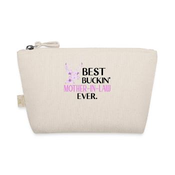 Best Buckin Mother in law Ever - Organic Pouch - nature - Front