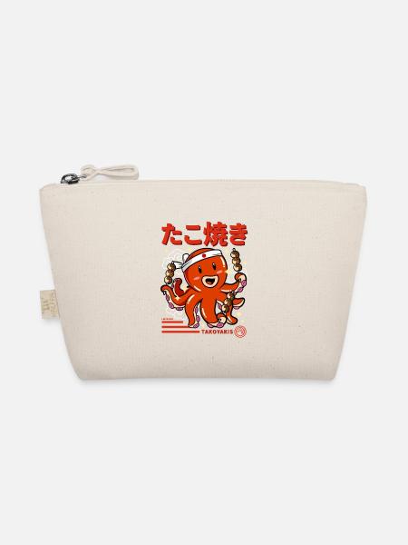 Japan Takoyaki Oktopus Kanji - Bio-Täschchen - Natur