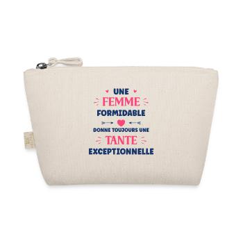 Une femme formidable donne toujours une tante exce - Trousse biologique - nature - Devant