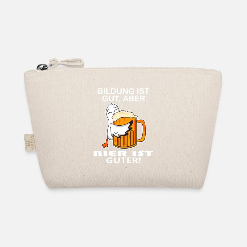 Bier Spruch lustig - Bier trinken Bio-Täschchen